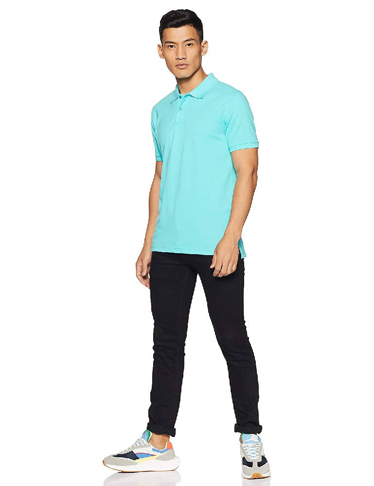 Men's Polyester cotton Polo Neck T-Shirts