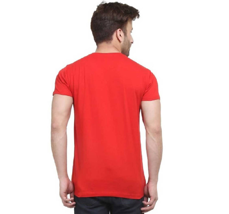 Men's Lycra Polyester Round/V Neck T-shirt