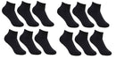 Black Cotton Ankle Socks for Men’s and Women’s