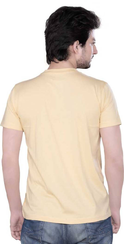 Men's Lycra Polyester Round/V Neck T-shirt