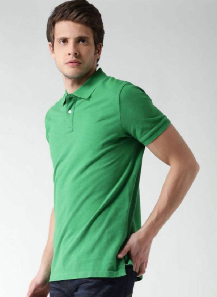 Men's Polyester cotton Polo Neck T-Shirts