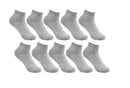 Premium Grey Cotton Cushion Ankle Socks For Men's and Women's