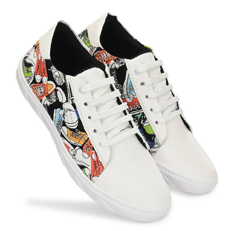 Casual White Stylish Sneaker For Men