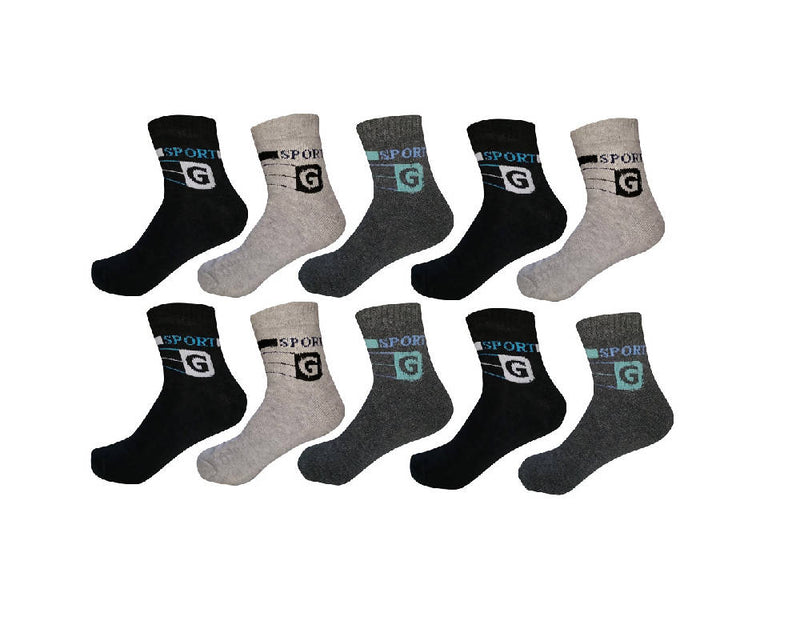 Premium Cotton Cushion Towel Ankle Socks For Men's and Women's