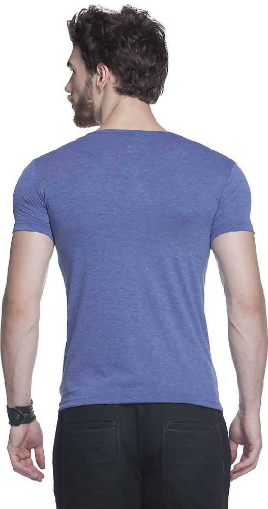 Men's Lycra Polyester Round/V Neck T-shirt