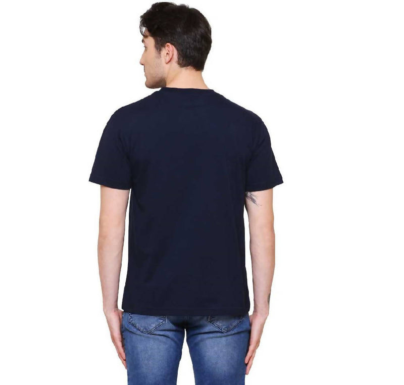 Men's Lycra Polyester Round/V Neck T-shirt