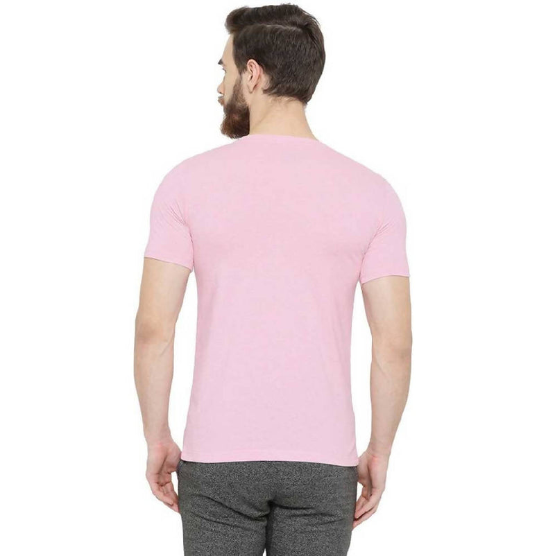 Men's Lycra Polyester Round/V Neck T-shirt