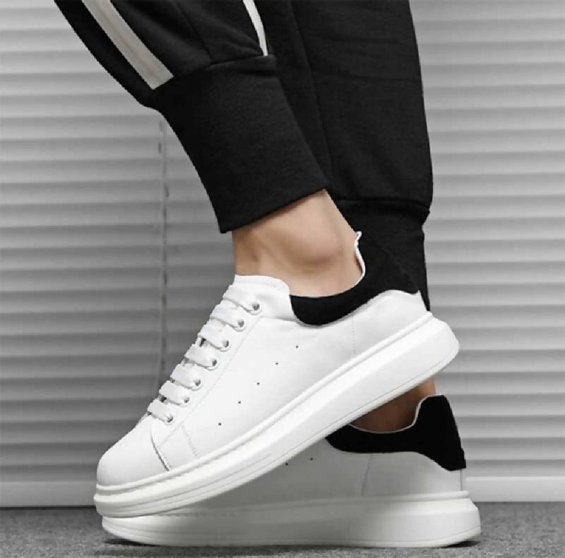 Casual White And Black Sneaker For Men