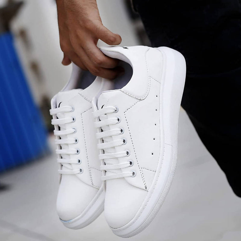 Casual Pure White Sneaker For Men