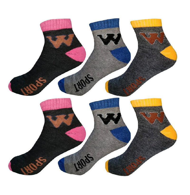 Premium Cotton Cushion Towel Ankle Socks For Men's and Women's