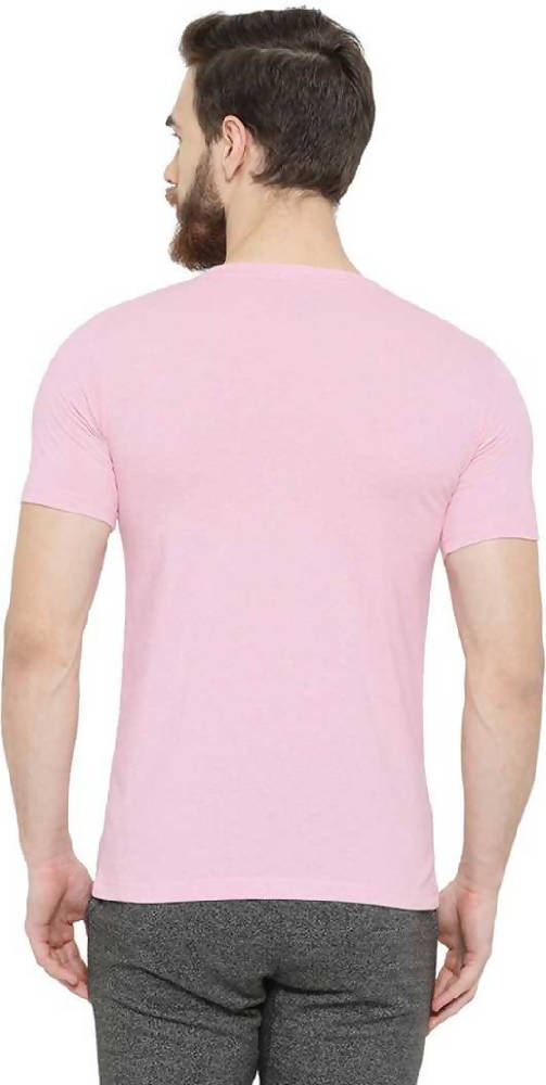 Men's Lycra Polyester Round/V Neck T-shirt