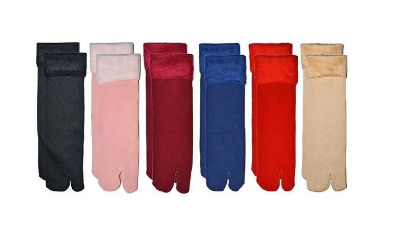 Trendy Women's Colorful Premium Snow Warm Fur Cashmere Velvet socks