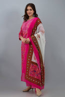 Pink Gotta Patti Suit Set