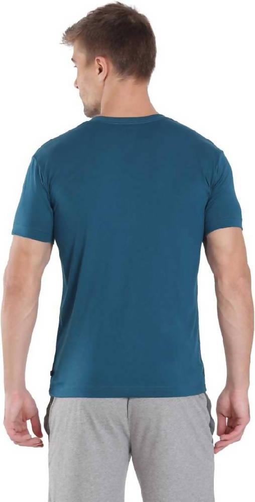 Men's Lycra Polyester Round/V Neck T-shirt