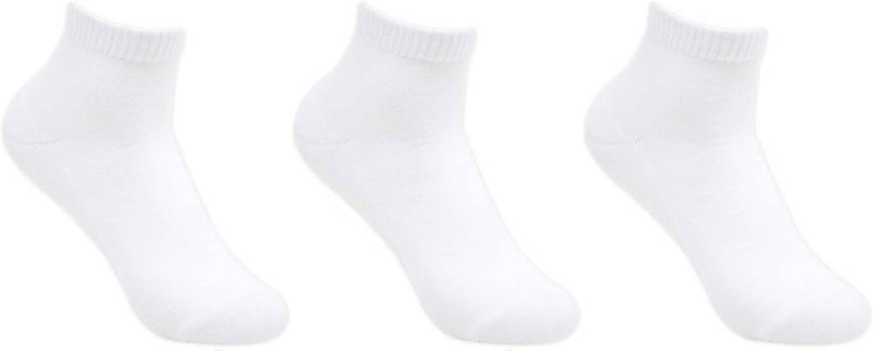 White Cotton Ankle Socks for Men’s and Women’s